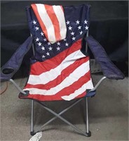 Flag Folding Chair With Bag