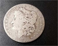 1881-P Morgan Dollar