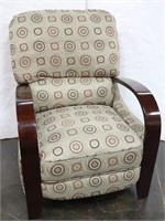 Reclining Chair with Bentwood Arms