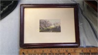 ANDREW WYETH TINY ARTWORK-HAND TINTED PHOTO