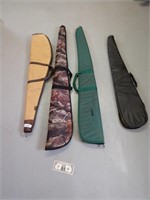 Lot of 4 soft shot gun cases