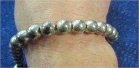 sterling silver beaded bracelet