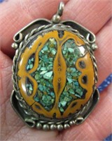 southwestern sterling pendant