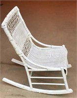 Old Whicker Rocking Chair