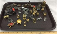 Miniature Brass, Pewter, & Copper Figures