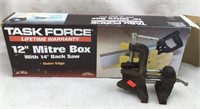 Task Force Mitre Box with Back Saw; Small Vice