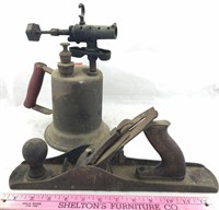 Old Hand Planer and Propane Torch
