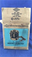 Boxed Vintage West Bend Electric Bean Pot