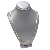 14kt Gold Serpentine Necklace