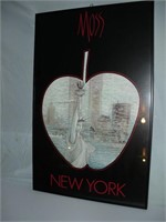 NEW YORK POSTER- 25 x 16"-P Buckley Moss