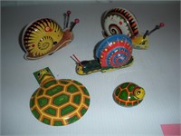 Friction Toy Snails-Turtle 1 Lot