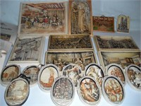 Chalkware wall Plaques 1 Lot