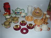 Czechoslovakia Tea Cups-Servers-Pottery China 1