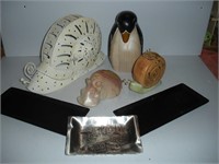 Hippo-Penquin-Snails -Trays 1 Lot