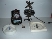 Conrail Ash Tray-Train Clock-RR Lamp-Engine 1 Lot