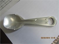 Vtg. SHortening & Ice Cream Aluminum Spoon