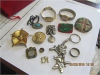 Misc. Jewelry Lot-Watches, Mickey Mouse Key
