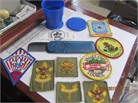 1960's Boy Scout Patches,Comb & Travel Cup