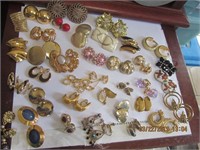 35 prs. of Goldtone Earrings