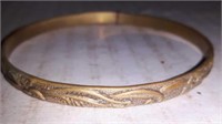 Stamped .925 silver bangle