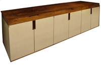 MID-CENTURY MODERN ROSEWOOD ARCHITECTS CABINET