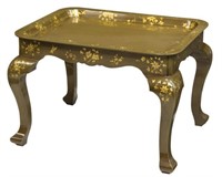 CHINOISERIE GILT PAINTED TRAY TABLE