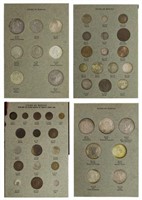 (48) MEXICO SILVER AND COPPER COINS