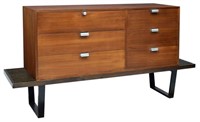 GEORGE NELSON FOR HERMAN MILLER HOTEL CHEST/ BENCH