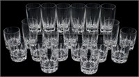 (21) LENOX FIRELIGHT OLD FASHION & HIGHBALL GLASS