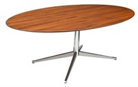 MID-CENTURY MODERN KNOLL INDUSTRIES DINING TABLE