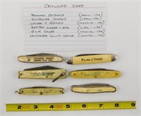 Lot #150 - (6) Celluloid Sides Advertising Pen