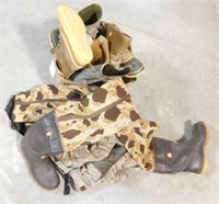 Lot #153 - Several sets of hunting boots, set