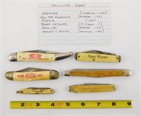 Lot #151 - (6) Celluloid Sides Advertising Pen