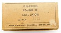 Lot #85 - (1) Vintage box of Olin Mathieson