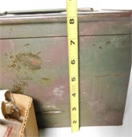 Lot #106 - (2) ammo cans and (1) box full of