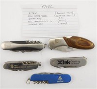 Lot #29 - (5) Misc. Advertising Pen Knives to