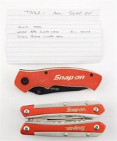 Lot #25 - (3) Tools (All Snap On) Advertising