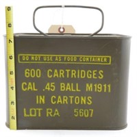 Lot #108 - Sealed ammo can of 600 cartridges