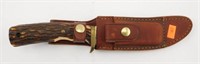 Lot #41 - Schrade model 172UH with stag handle,