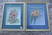 Framed Tole Art Picture