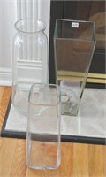 Large Contemporary Vase Trio