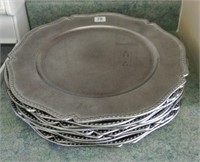 Ten Bowring Charger Plates