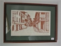 Series of Framed & Matted Prints of Italy