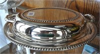 Silverplate Covered Vegetable Bowl