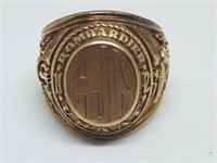 10K Gold Men’s Bombardier Ring