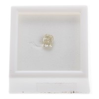 A GIA 1.05ct Fancy Light Brownish Yellow Diamond