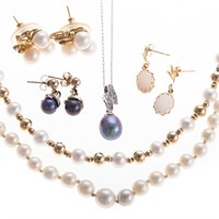 A Lady's Collection of Pearl Jewelry