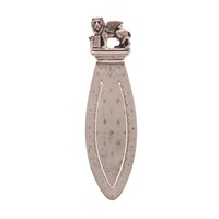 A Silver St. Mark's Lion Bookmark by Buccellati