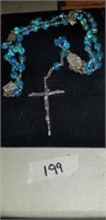 Our Lady of Fatima Rosary / Italy Blue