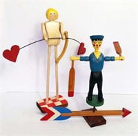 Wooden Sailor Wind Powered Toy